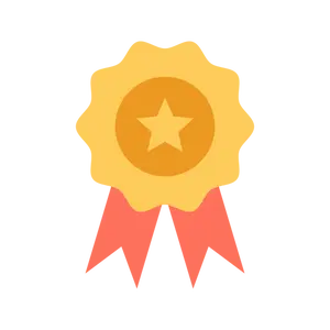 Medical excellence symbol showing innovation and quality