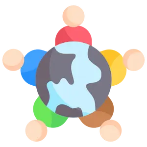 Team of healthcare professionals working together