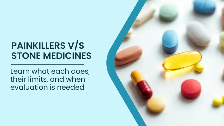 Blog post image for Painkillers vs Stone Medicines: Key Differences | Bangalore