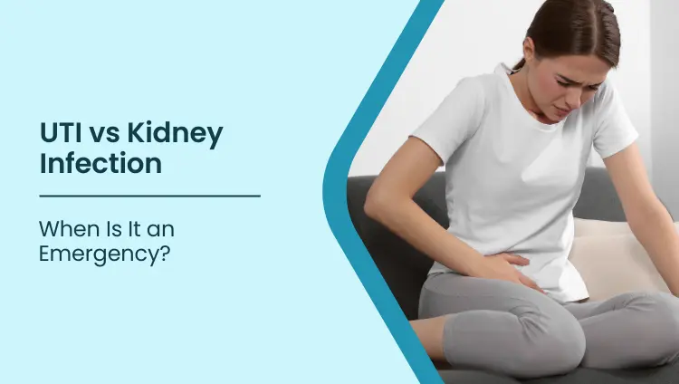 Blog post image for UTI vs Kidney Infection: When Is It an Emergency?